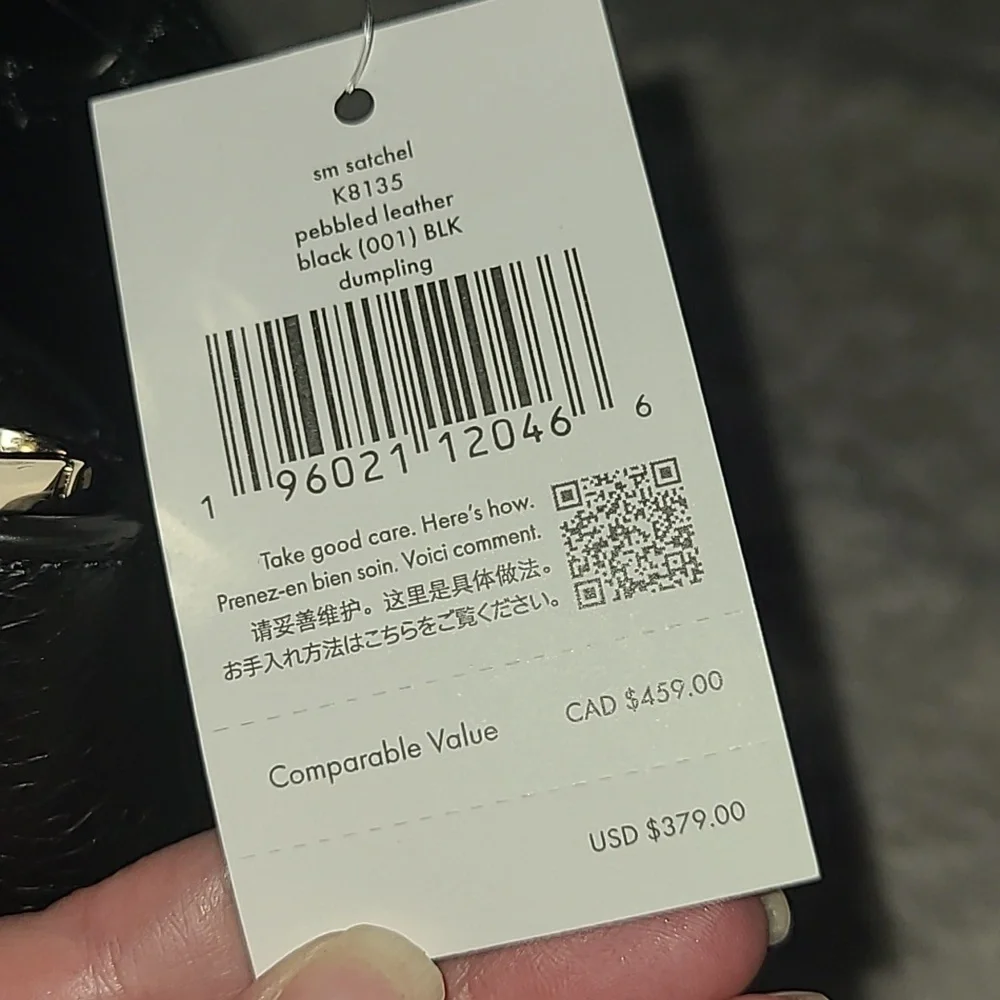 Kate Spade Black Leather Handbag